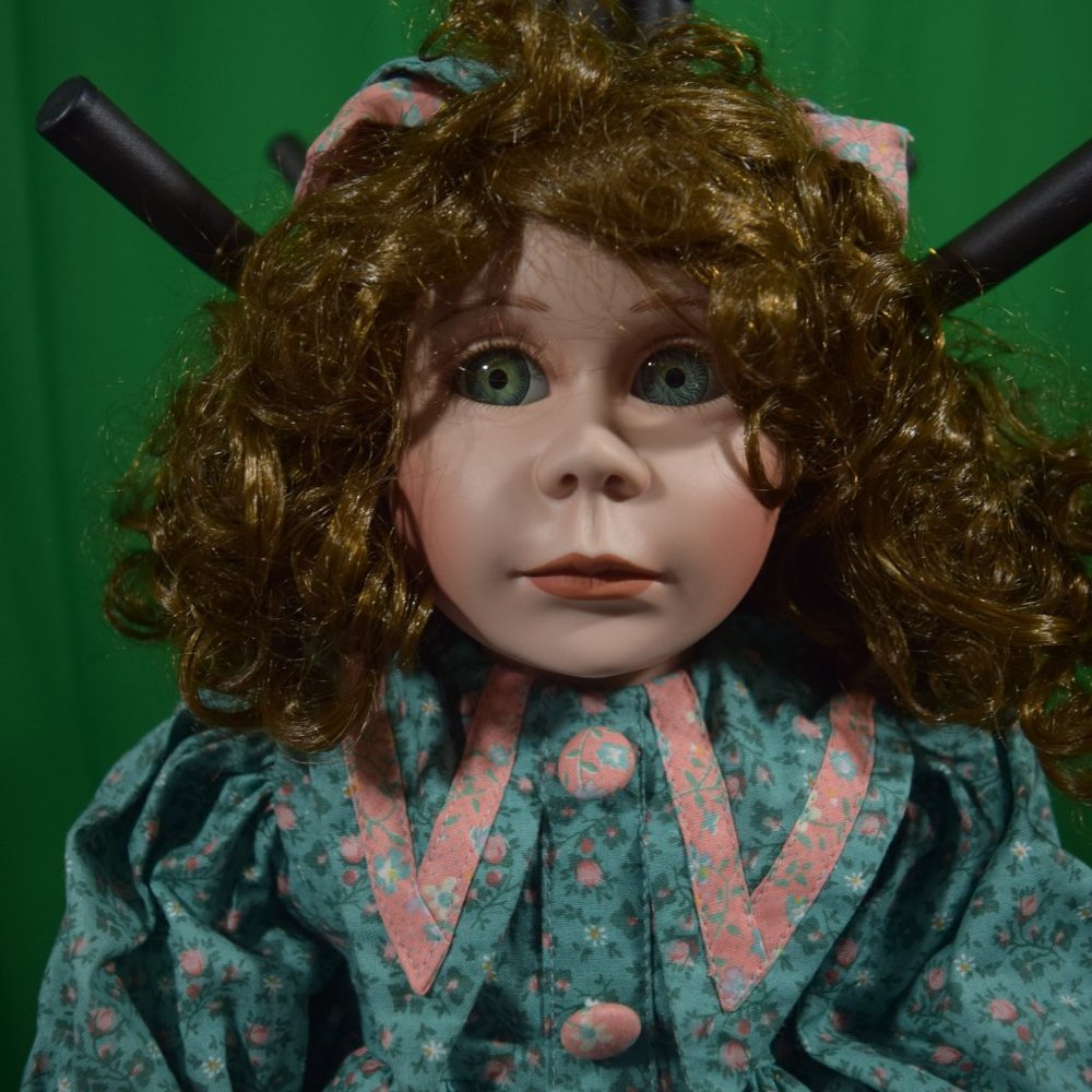 Vintage Jane Withers Porcelain Doll   "Christina"